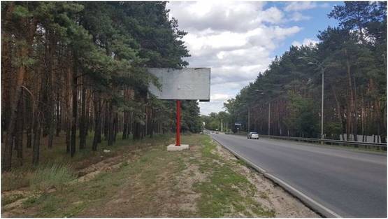 Фото рекламної площини за адресою трасса Киев-Вышгород