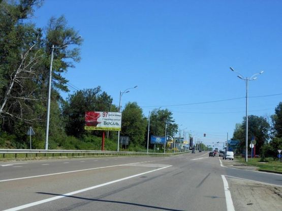 Фото рекламной плоскости по адресу Траса "Київ-Іванків-Овруч", Р-02 км 20+ 000 ліво,  м. Вишгород- вул. Вишгородська, КПП, разв'язка на Вишгород