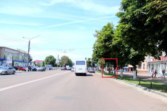 Фото рекламной плоскости по адресу вул. Київський Шлях, 75.