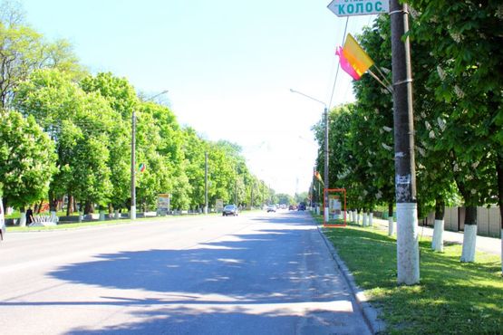 Фото рекламной плоскости по адресу вул. Київський Шлях, 40, навпроти центрального парку