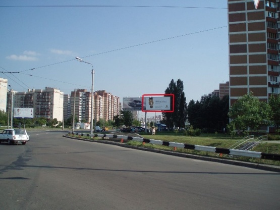 Фото рекламної площини за адресою Маяковского проспект, 38/10 (ост.Сабурова)