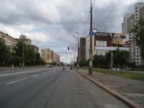 Фото рекламной плоскости по адресу Харьковское шоссе (напротив дома №53)