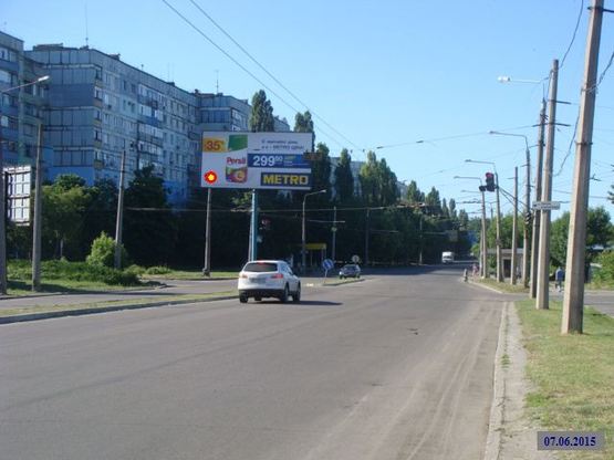 Фото рекламної площини за адресою В.Тирнівська вул -Г.Сталинграду вул. (разд.п.)(на Алмазний) перехр.