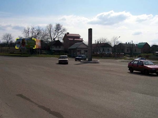 Фото рекламной плоскости по адресу м. Сокаль вул. Шептицького (центральний виїзд на м. Львів м. Червоноград)