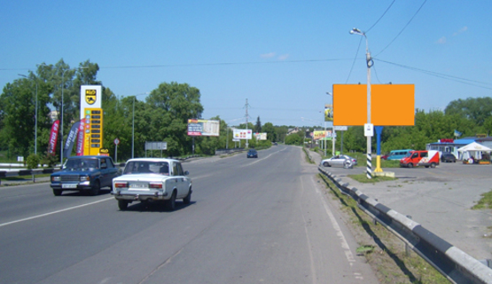Фото рекламної площини за адресою ул. Г.Сковороды (выезд из Ирпеня в сторону Житомирской трассы)