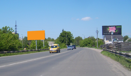 Фото рекламної площини за адресою ул. Соборная направление Ирпень-Буча