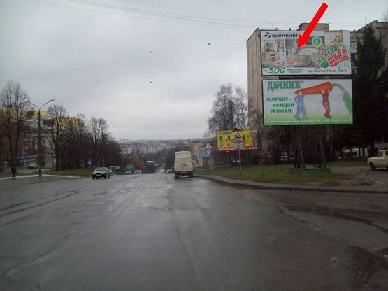 Фото рекламной плоскости по адресу вул. Свободи, 2а Фото рекламной плоскости по адресу вул. Свободи, 2а