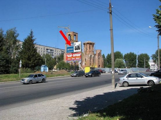 Фото рекламной плоскости по адресу вул. Свободи 2а Фото рекламной плоскости по адресу вул. Свободи 2а