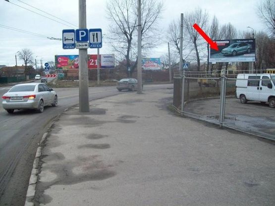 Фото рекламной плоскости по адресу вул.Проскурівського підпілля (парк) Фото рекламной плоскости по адресу вул.Проскурівського підпілля (парк)