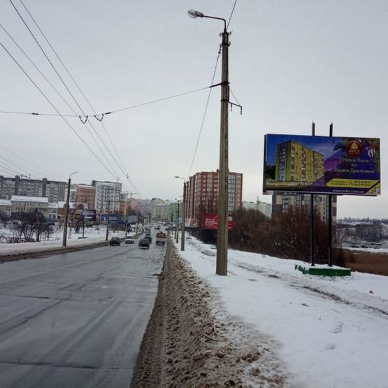 Фото рекламной плоскости по адресу вул. Панас Мирного навпроти озера Фото рекламной плоскости по адресу вул. Панас Мирного навпроти озера