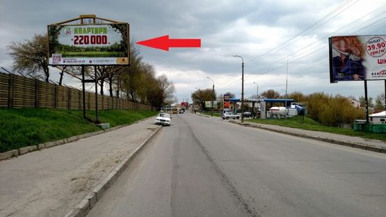 Фото рекламной плоскости по адресу вул. Купріна навпроти будинку 54/3 Фото рекламной плоскости по адресу вул. Купріна навпроти будинку 54/3