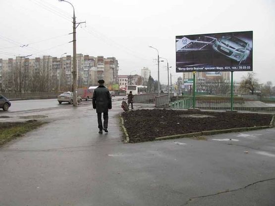 Фото рекламної площини за адресою вул. С.Бандери (над річкою) Фото рекламної площини за адресою вул. С.Бандери (над річкою)