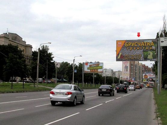 Фото рекламной плоскости по адресу Полтавский шлях ул., 175, в центр Фото рекламной плоскости по адресу Полтавский шлях ул., 175, в центр