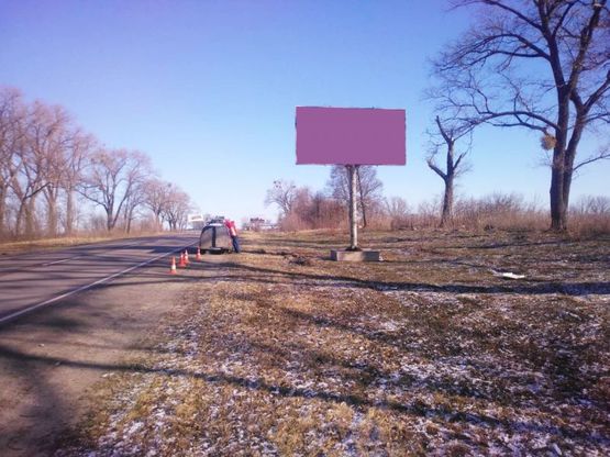 Фото рекламной плоскости по адресу Въезд с Киева Фото рекламной плоскости по адресу Въезд с Киева