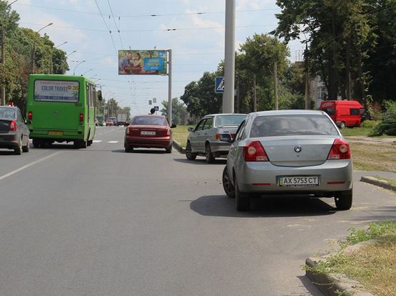 Фото рекламної площини за адресою Героев Сталинграда пр-т., 6, из центра Фото рекламної площини за адресою Героев Сталинграда пр-т., 6, из центра