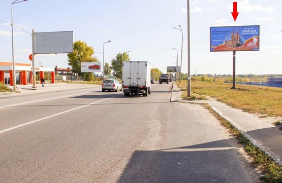 Фото рекламной плоскости по адресу Гагарина пр-т, 352 (ТЦ "Эпицентр"), из центра Фото рекламной плоскости по адресу Гагарина пр-т, 352 (ТЦ "Эпицентр"), из центра