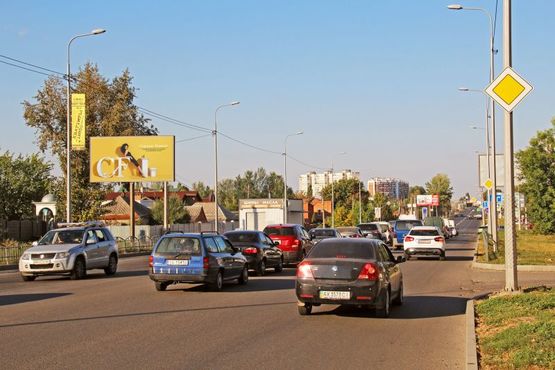 Фото рекламной плоскости по адресу Академика Павлова ул. - Костёльная ул., 1, из центра Фото рекламной плоскости по адресу Академика Павлова ул. - Костёльная ул., 1, из центра