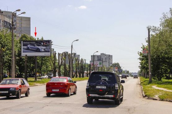 Фото рекламной плоскости по адресу Леся Сердюка ул., 48/2, в центр (МЖК Интернационалист) Фото рекламной плоскости по адресу Леся Сердюка ул., 48/2, в центр (МЖК Интернационалист)