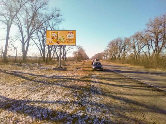 Фото рекламной плоскости по адресу Въезд с Катюжанки Фото рекламной плоскости по адресу Въезд с Катюжанки