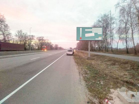 Фото рекламной плоскости по адресу Въезд с Киева Фото рекламной плоскости по адресу Въезд с Киева