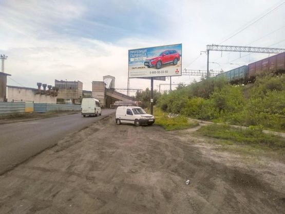 Фото рекламной плоскости по адресу Въезд с ст Киева Фото рекламной плоскости по адресу Въезд с ст Киева