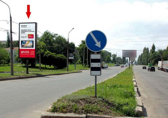 Фото рекламної площини за адресою Льва Ландау пр-т + Московский пр-т (2) Фото рекламної площини за адресою Льва Ландау пр-т + Московский пр-т (2)