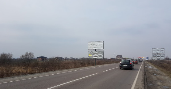 Фото рекламной плоскости по адресу Обїздна М-10, З.О. м. Львова, Панська Гора в сторону Сокільник (нижній)1