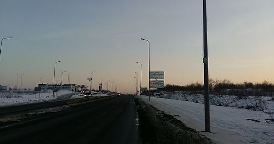 Фото рекламной плоскости по адресу Кульпарківська, біля заправки Сокар в сторону Сокільник (нижній)