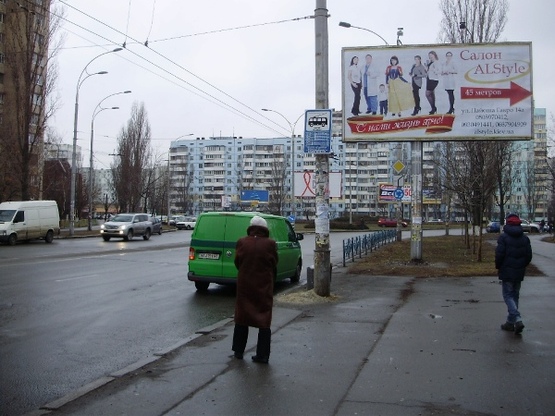 Фото рекламной плоскости по адресу ул.Мате Залки 1/12 Велика Кишеня, ТЦ Дримтаун,ТЦ Метрополис