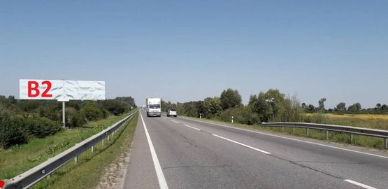 Фото рекламной плоскости по адресу М-06 Київ-Чоп, перед с. Ямпіль в сторону Київа лівий