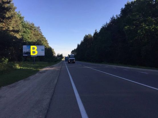 Фото рекламної площини за адресою М-10 З. О. м. Львова, в сторону с. Рудно та м. Львів