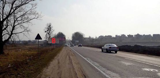 Фото рекламной плоскости по адресу М-09, Тернопіль-Львів-Рава-Руська,З м. Жовква в напрямку м. Львова, перед вїздом в село Малехів