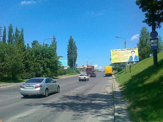 Фото рекламной плоскости по адресу вул.Глушець Фото рекламной плоскости по адресу вул.Глушець