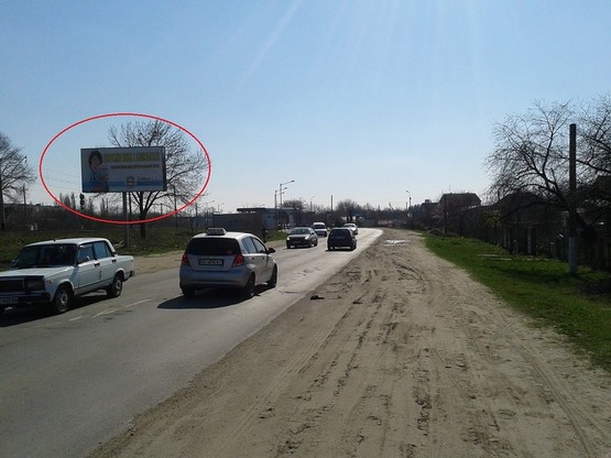 Фото рекламной плоскости по адресу Ківерцівська- Сосюри Б ст в,їзд в місто Фото рекламной плоскости по адресу Ківерцівська- Сосюри Б ст в,їзд в місто