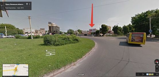 Фото рекламної площини за адресою вул. Львівська - Володимирська - Червоного Хреста А ст кільце Фото рекламної площини за адресою вул. Львівська - Володимирська - Червоного Хреста А ст кільце