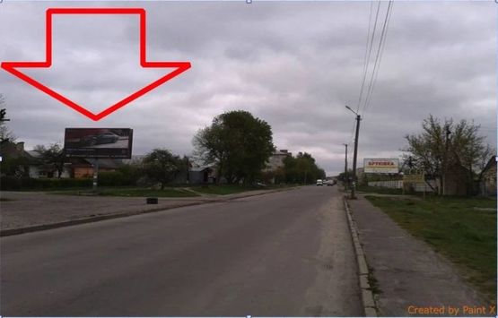 Фото рекламной плоскости по адресу м. Ковель вул. Ватутіна, 36 Б ст Фото рекламной плоскости по адресу м. Ковель вул. Ватутіна, 36 Б ст