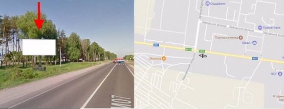 Фото рекламной плоскости по адресу м. Ковель, перехрестя вул.Варшавська - вул.Відродження СТО Вишка (Варшавська траса) В ст Фото рекламной плоскости по адресу м. Ковель, перехрестя вул.Варшавська - вул.Відродження СТО Вишка (Варшавська траса) В ст