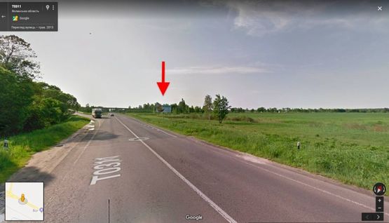 Фото рекламной плоскости по адресу м. Ковель А ст    в’і?зд в місто зі сторони Луцька Фото рекламной плоскости по адресу м. Ковель А ст    в’і?зд в місто зі сторони Луцька