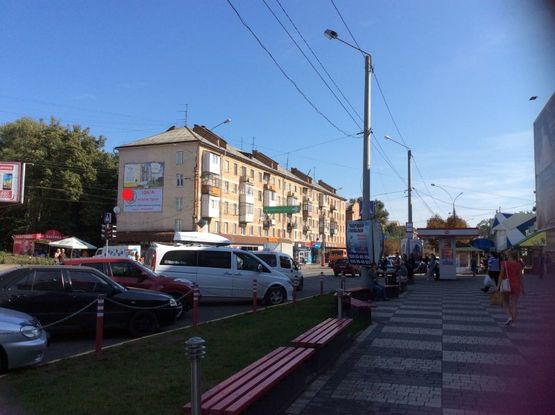 Фото рекламной плоскости по адресу проспект Незалежності, 94, 100 м від Майдану Фото рекламной плоскости по адресу проспект Незалежності, 94, 100 м від Майдану