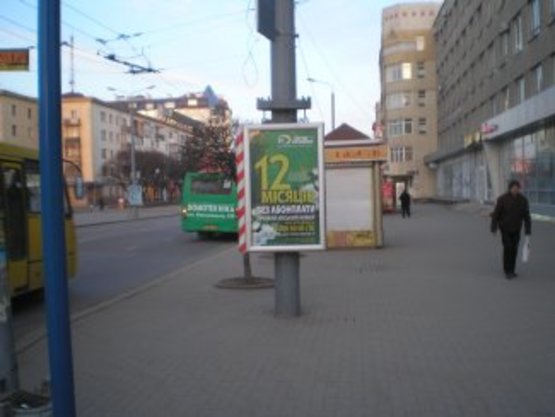 Фото рекламной плоскости по адресу вул. Незалежності ( навпроти гот. "НАДІЯ") №1 ст.А