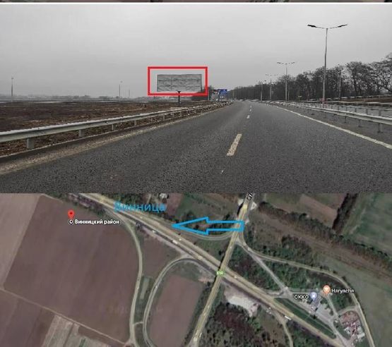 Фото рекламной плоскости по адресу Немировское ш. возле моста (49.217112, 28.572224) Фото рекламной плоскости по адресу Немировское ш. возле моста (49.217112, 28.572224)