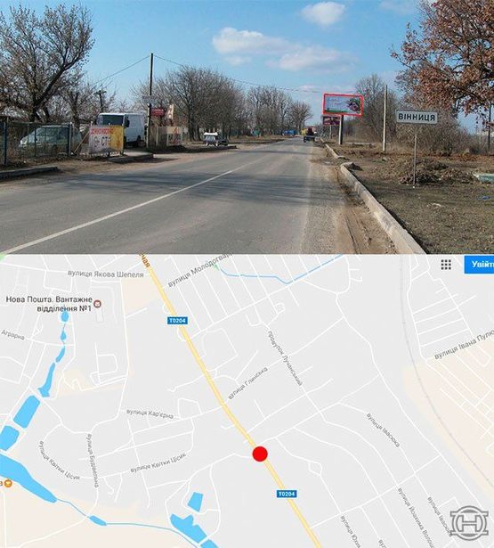 Фото рекламной плоскости по адресу ул.Д.Нечая-възд в город  (авторынок)