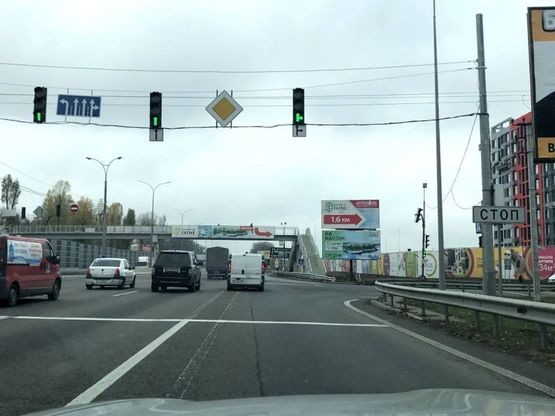 Фото рекламної площини за адресою Гатне, а/д М-05 Киев-Одесса, за Мегамаркетом Фото рекламної площини за адресою Гатне, а/д М-05 Киев-Одесса, за Мегамаркетом