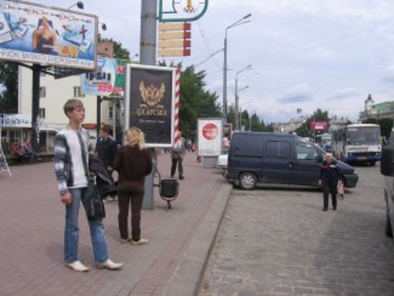 Фото рекламной плоскости по адресу вул.Привокзальна(зупинка 1) №5 ст Б