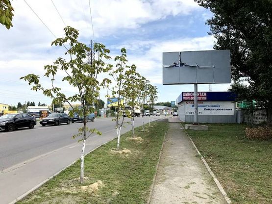 Фото рекламной плоскости по адресу Ул. Киевская , после поворота на ул. Петровского