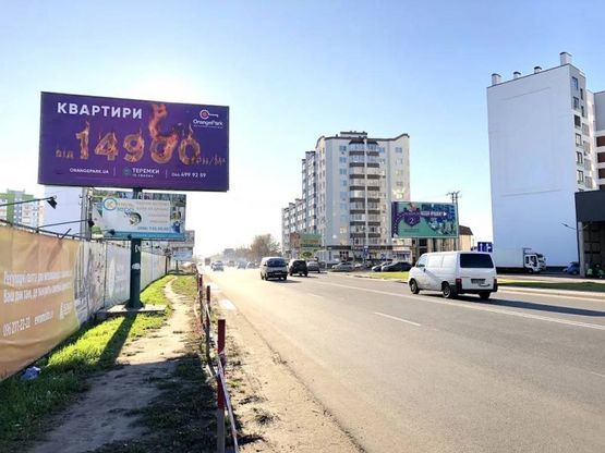 Фото рекламної площини за адресою Ул. Василия Стуса , напротив NOVUS