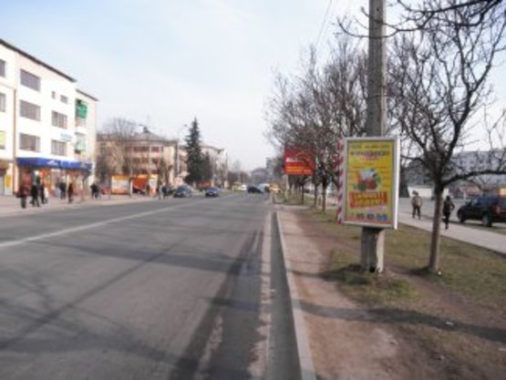 Фото рекламної площини за адресою вул. Коновальця (СМ Велика Кишеня) №1 ст А