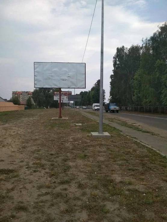 Фото рекламної площини за адресою Чабаны, за перекрестком Машиностроителей/Кирова