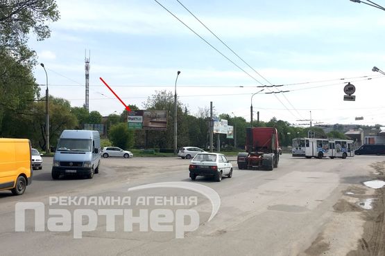 Фото рекламной плоскости по адресу Текстильна