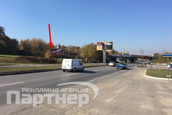 Фото рекламной плоскости по адресу Об’їзна